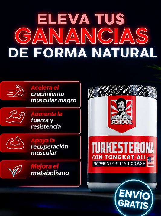 Potenciador de Testosterona Natural: Turkesterona & Tongkat Ali